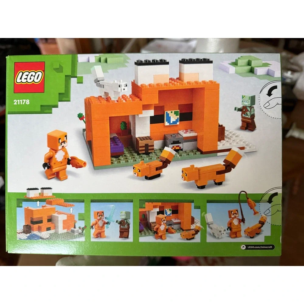 LEGO Minecraft The Fox Lodge 21178 Building Toy Set 193 Pieces New in Box